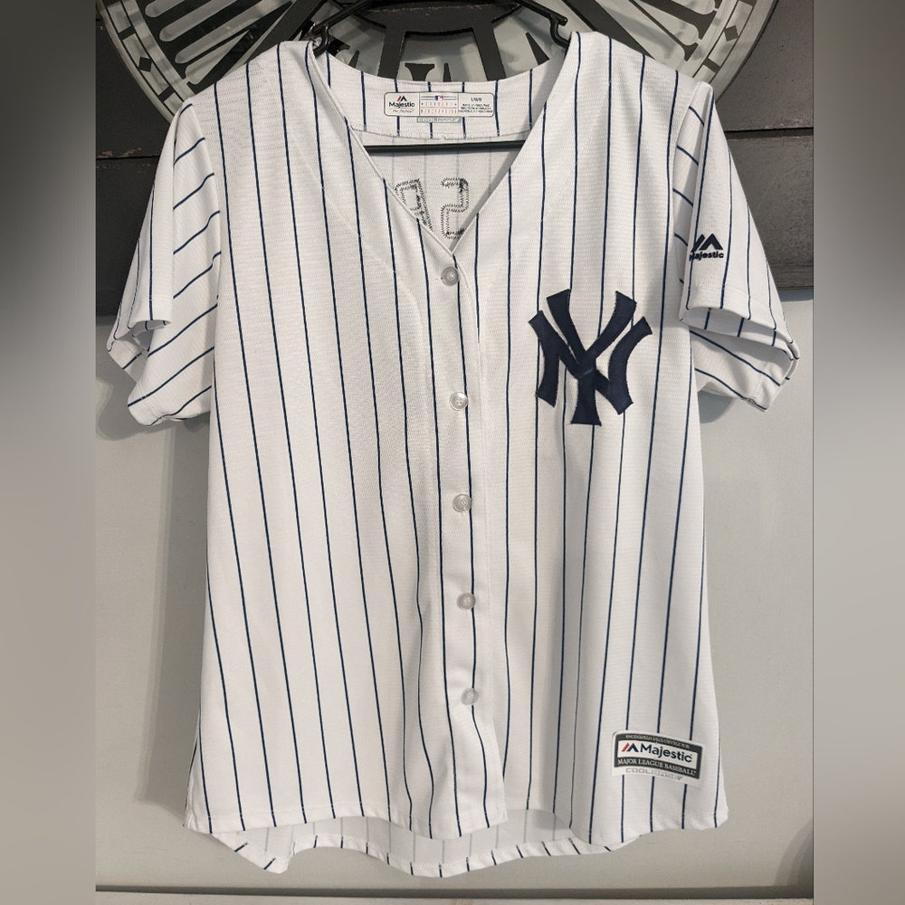 New York YANKEES Baseball Jersey Jacob Ellsbury #22 Majestic Large